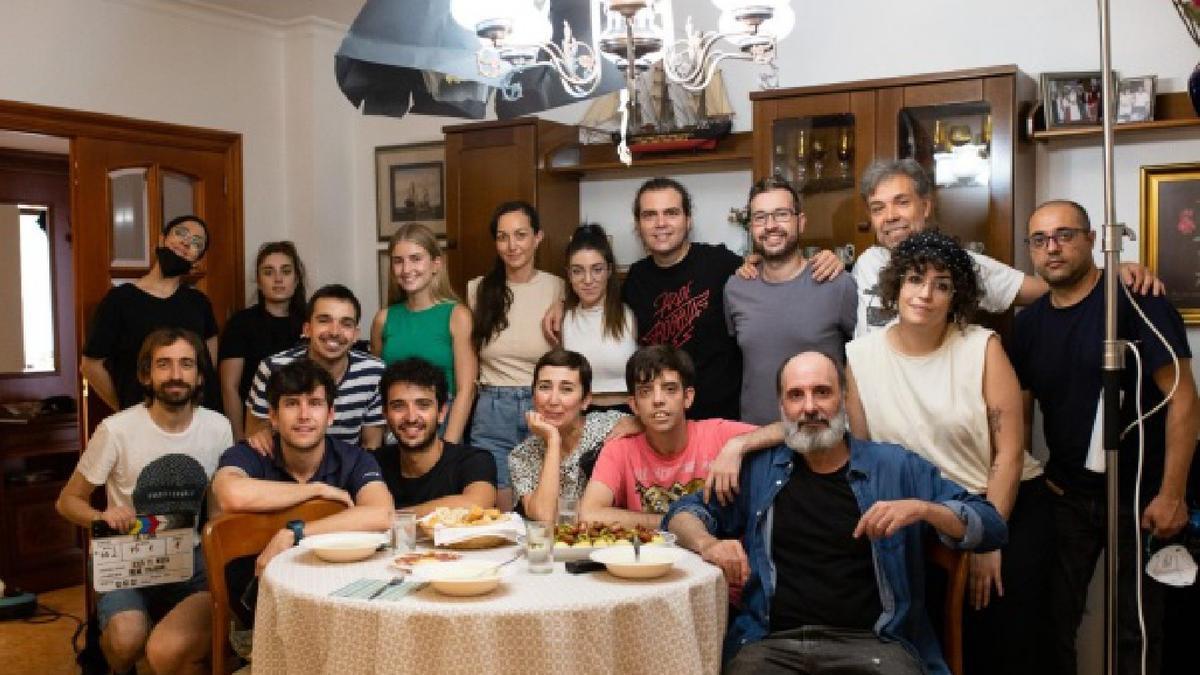 Elenco del corto &#039;La cena&#039;.