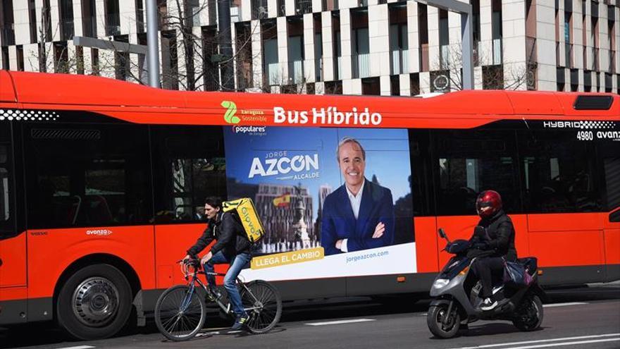 La Junta falla que la campaña de Azcón no vulneraba la ley electoral