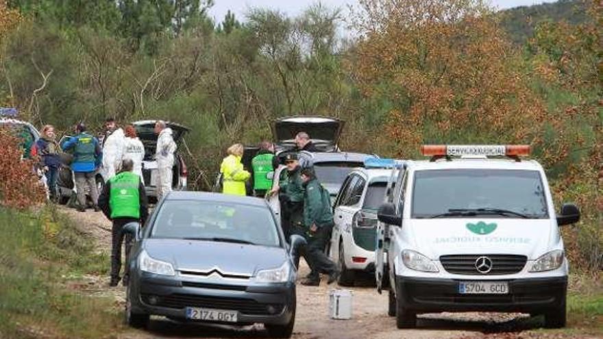 Monte de A Senra, en Piñor, donde fue enterrada la víctima. // I. Osorio