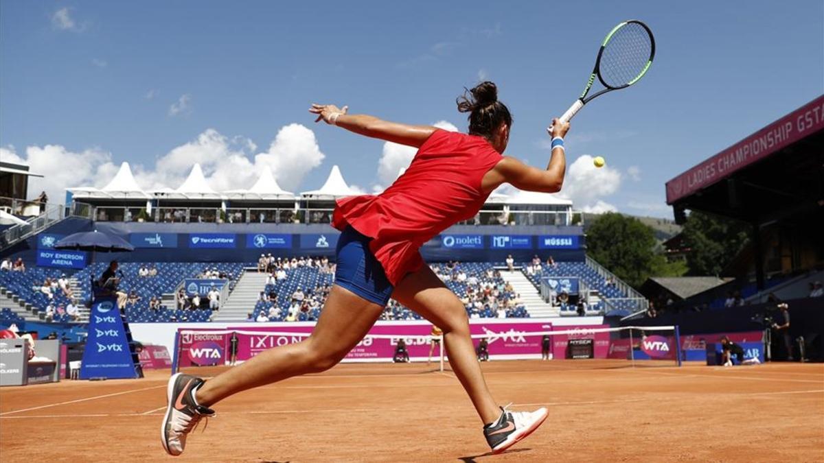 Sara Sorribes, en Gstaad