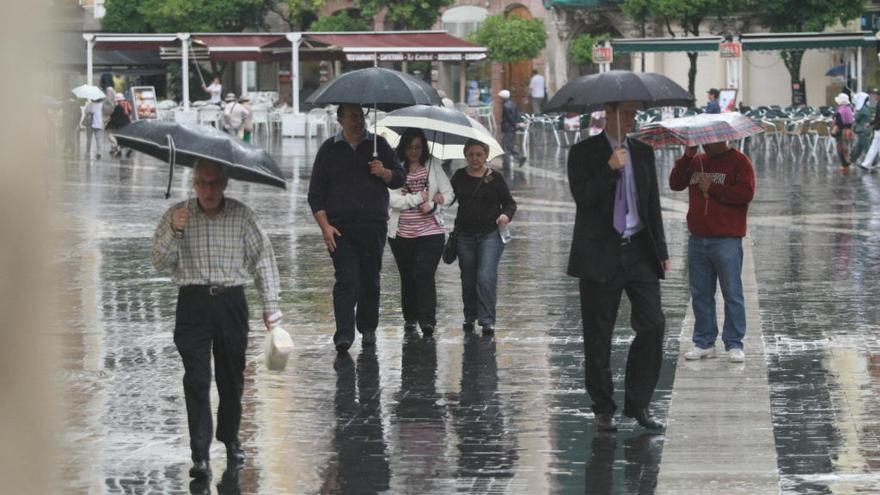 La lluvia vuelve a amenazar a la Región este martes