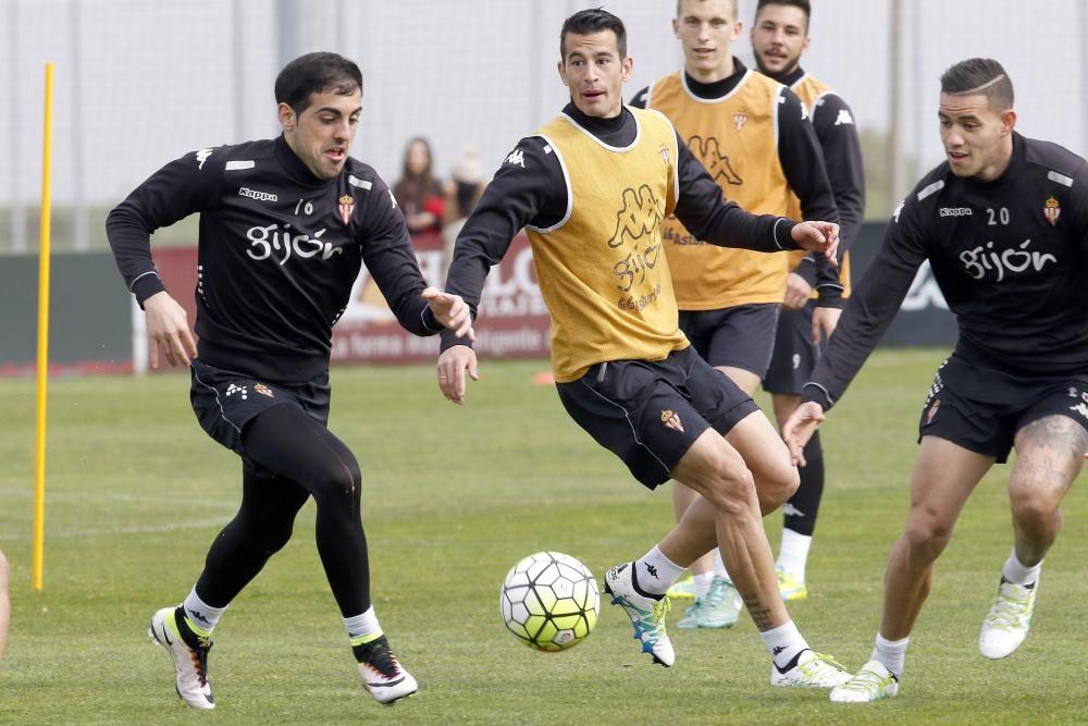 Entrenamiento del Sporting