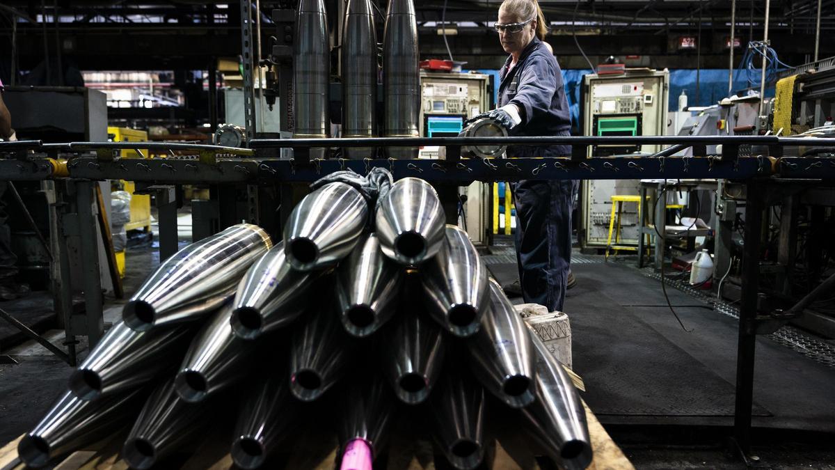 Fábrica de armamento en Scanton, Pensilvania.