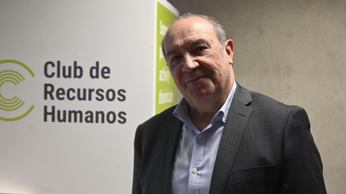 José Luis Fulleda, en la sede del Club de RRHH en Castellón (Espaitec).