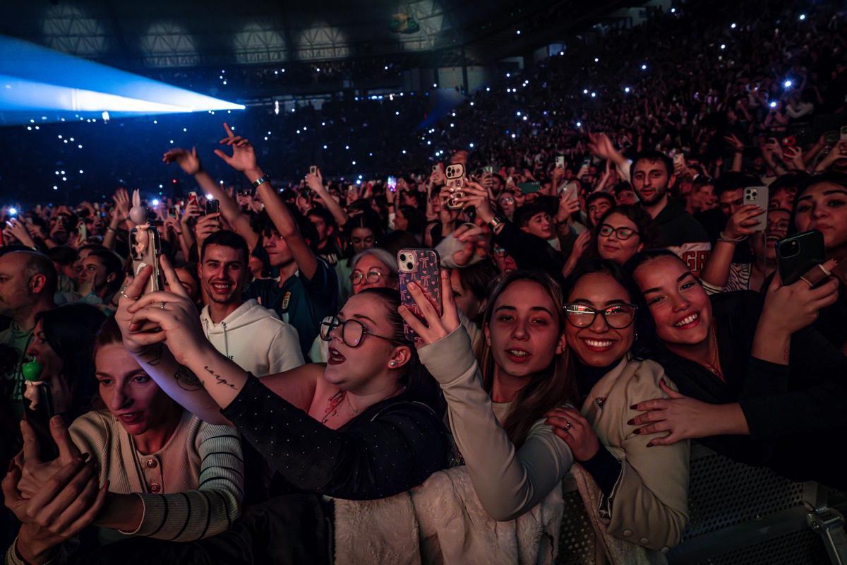 Primer concierto de Melendi en el Palau Sant Jordi