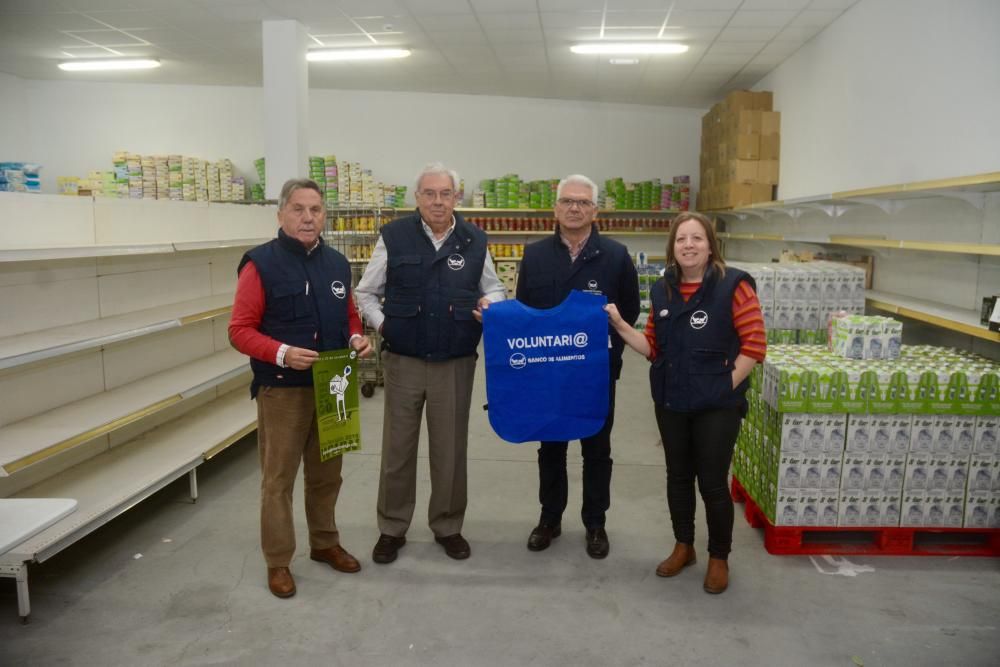 Emergencia en el Banco de Alimentos de Pontevedra: estanterías vacías