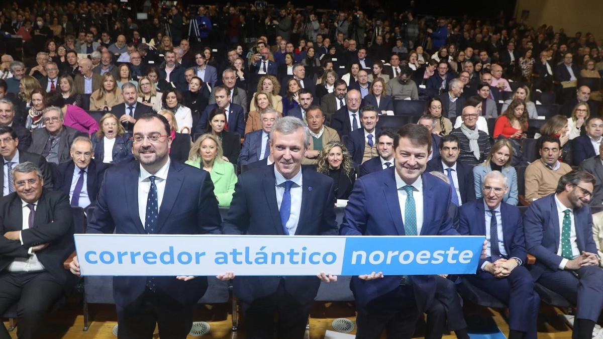 Galicia, Asturias y Castilla y León se unen para exigir el Corredor Atlántico