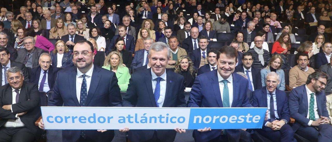 Galicia, Asturias y Castilla y León se unen para exigir el Corredor Atlántico