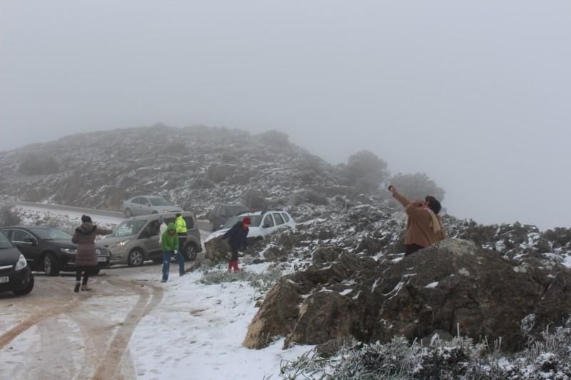 Nieve en la provincia de Córdoba