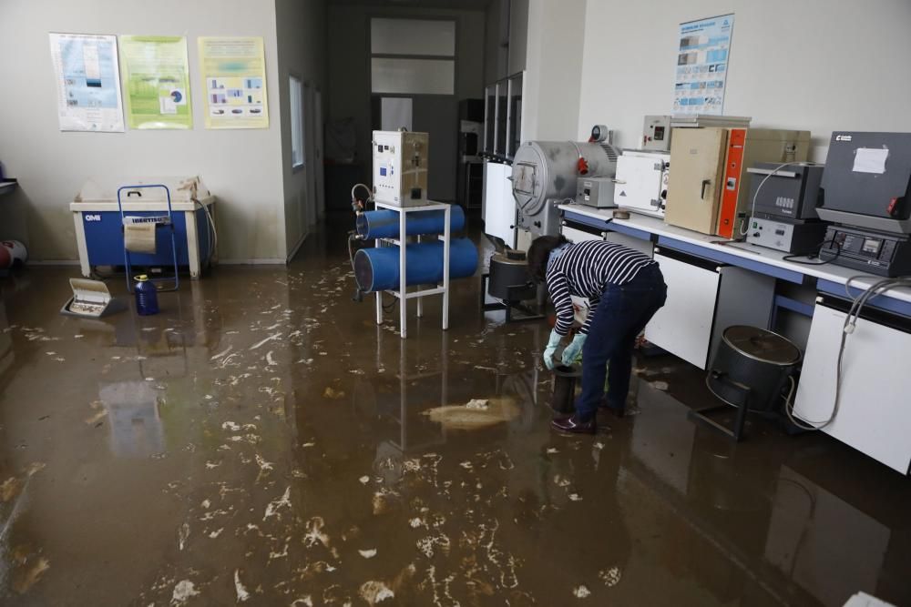 La inundación causa daños por más de millón y medio de euros en la Politécnica