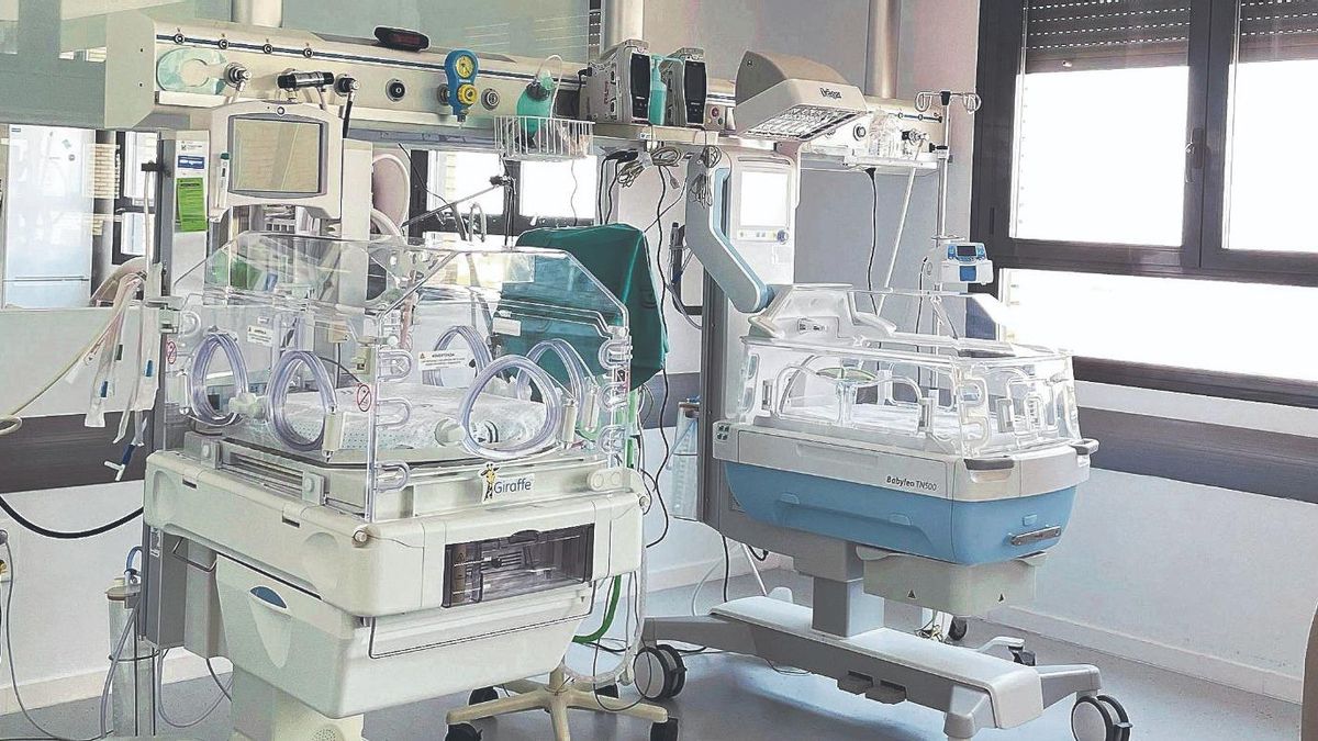 Incubadoras existentes en el hospital de Pozoblanco, para los niños que necesitan de esta tecnología.