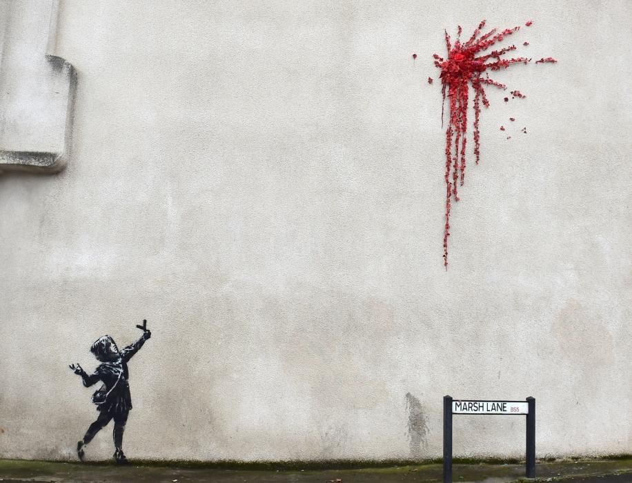 A suspected new mural by artist Banksy is ...