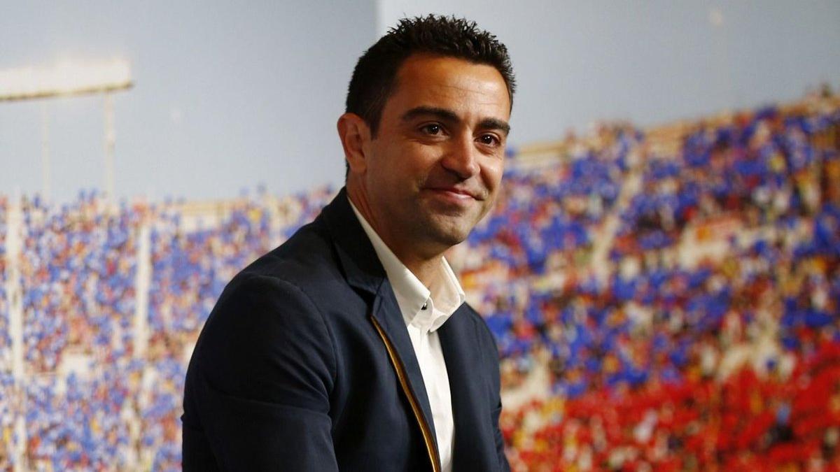 Xavi Hernández se imagina entrenando a Messi y compañía