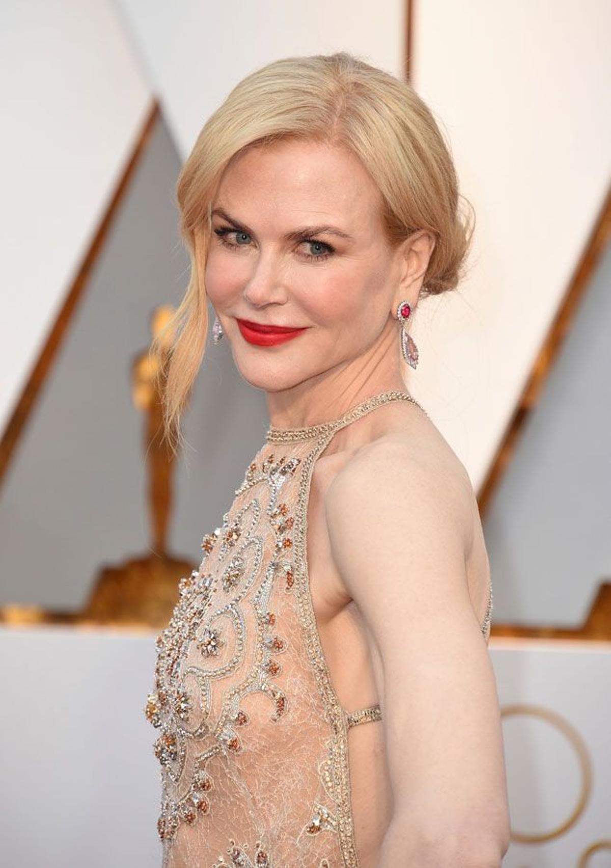 Los labios de Nicole Kidman en los Premios Oscar