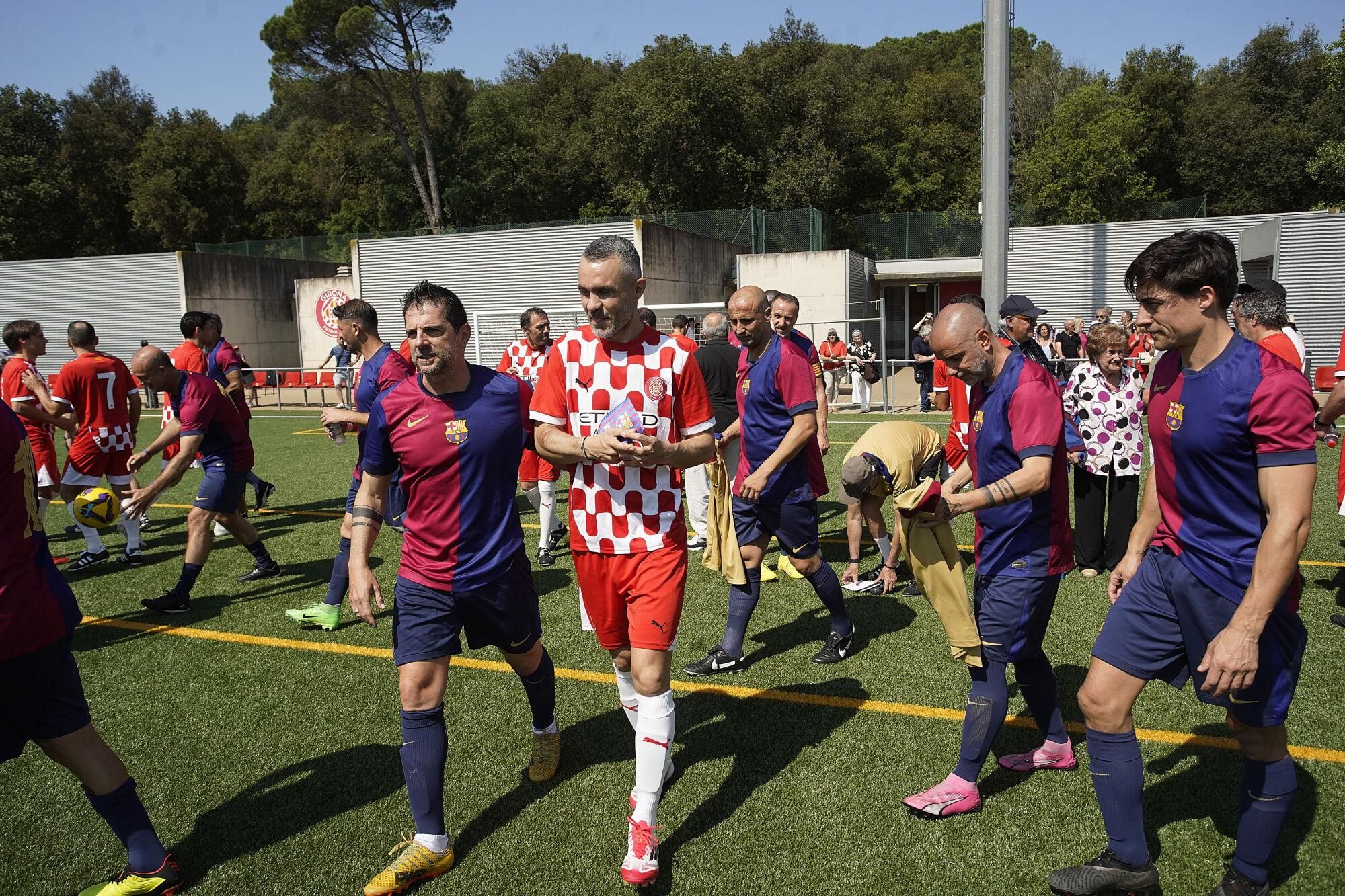 GIRONA. Torres de Palau Girona FC Legends-Agrupació Jugadors FCB, en homenatge a Pepe Pinto