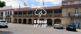 El tiempo en O Rosal: previsión meteorológica para hoy, viernes 26 de abril