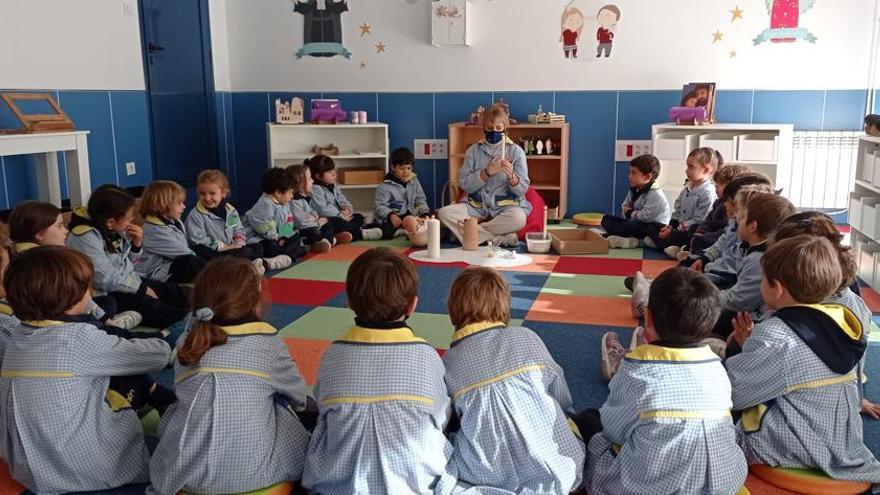 Alumnos de Infantil del colegio La Salle Córdoba en una de sus clases.