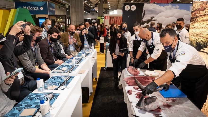 Demostración culinaria de cocineros de la delegación de Tenerife en &#039;Madrid Fusión&#039;