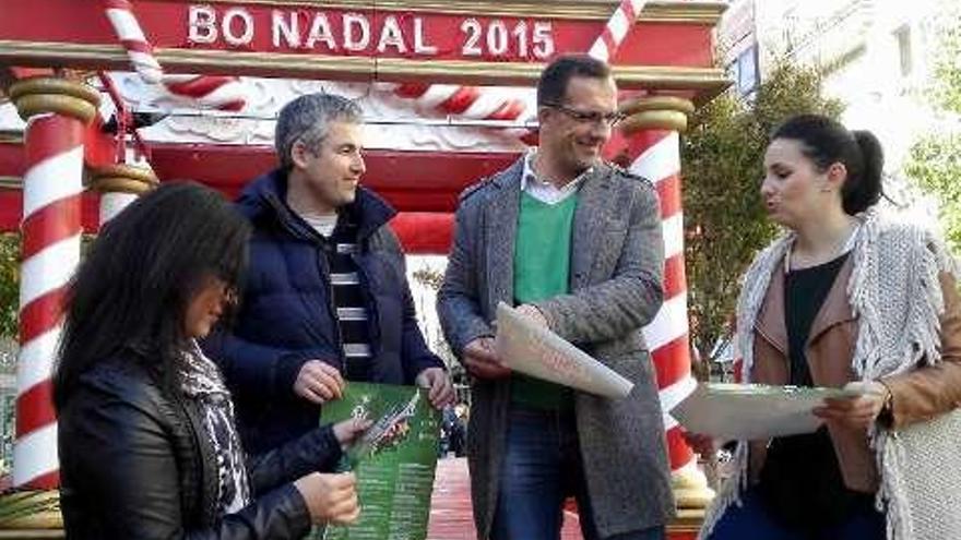 González, Comesaña, Rodal e Iglesias presentaron ayer el programa.