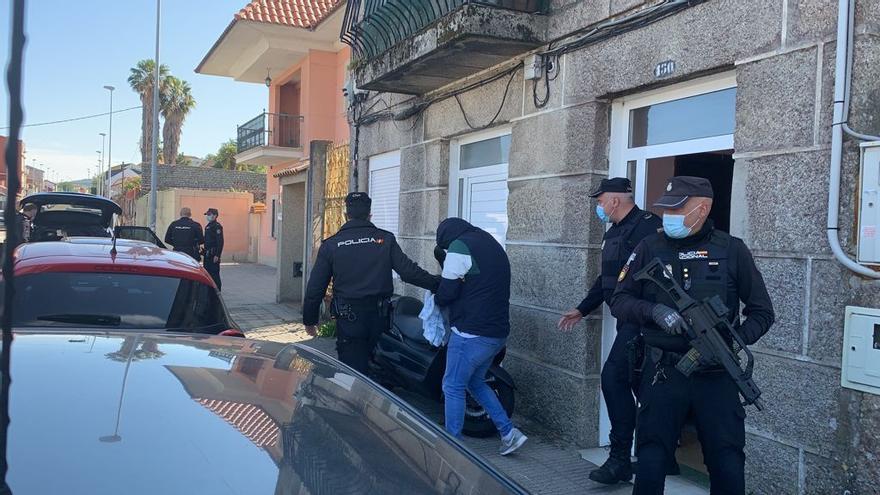 Operación antidroga en Vigo, Pontevedra y Poio