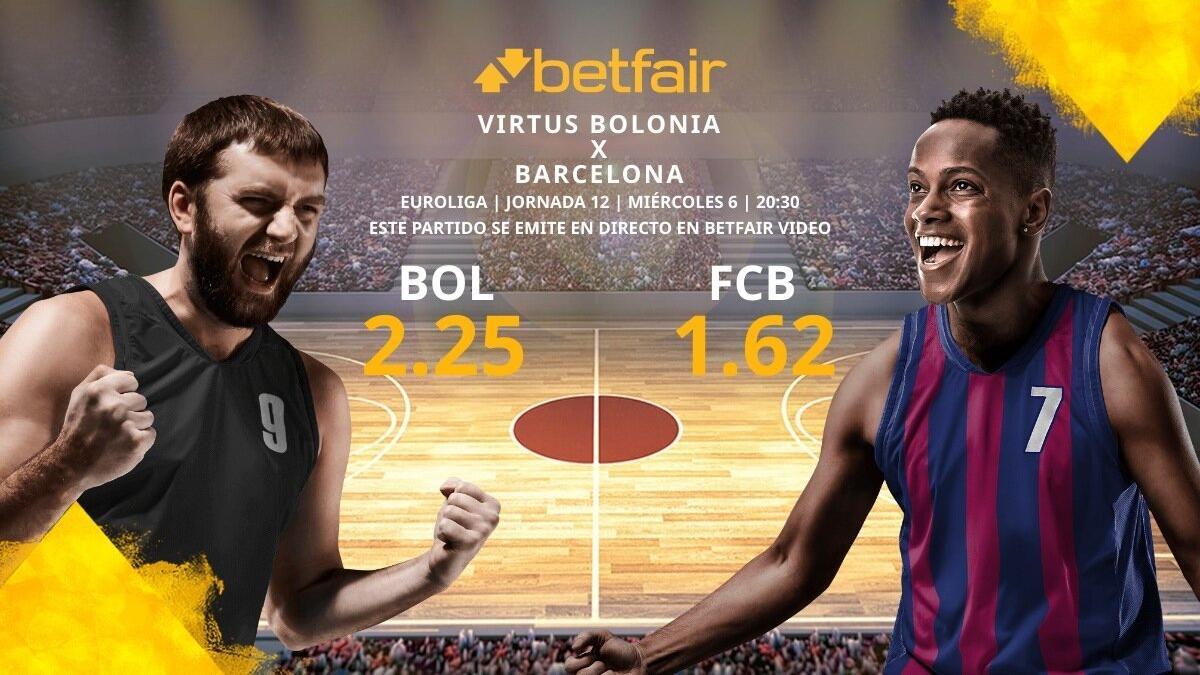 Virtus Bolonia vs. Barça Basket: horario, TV, estadísticas, clasificación y pronósticos