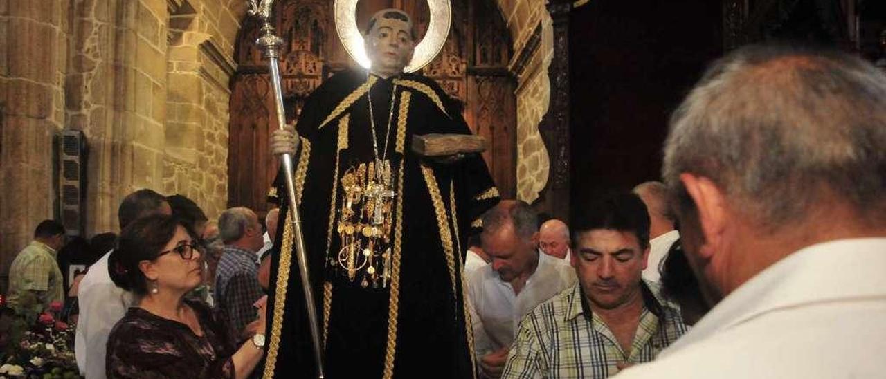 Un momento de la festividad del San Benito de Cambados. // IÑaki Abella