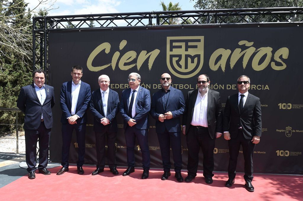 Las imágenes de la gala por los 100 años de la Federación Murciana de Fútbol