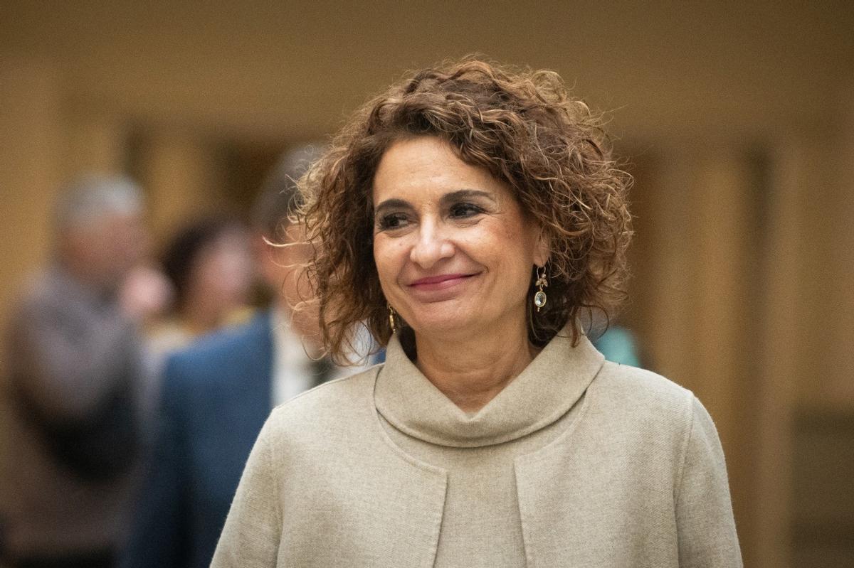 La vicepresidenta primera del Gobierno y secretaria general del PSOE-A, María Jesús Montero.