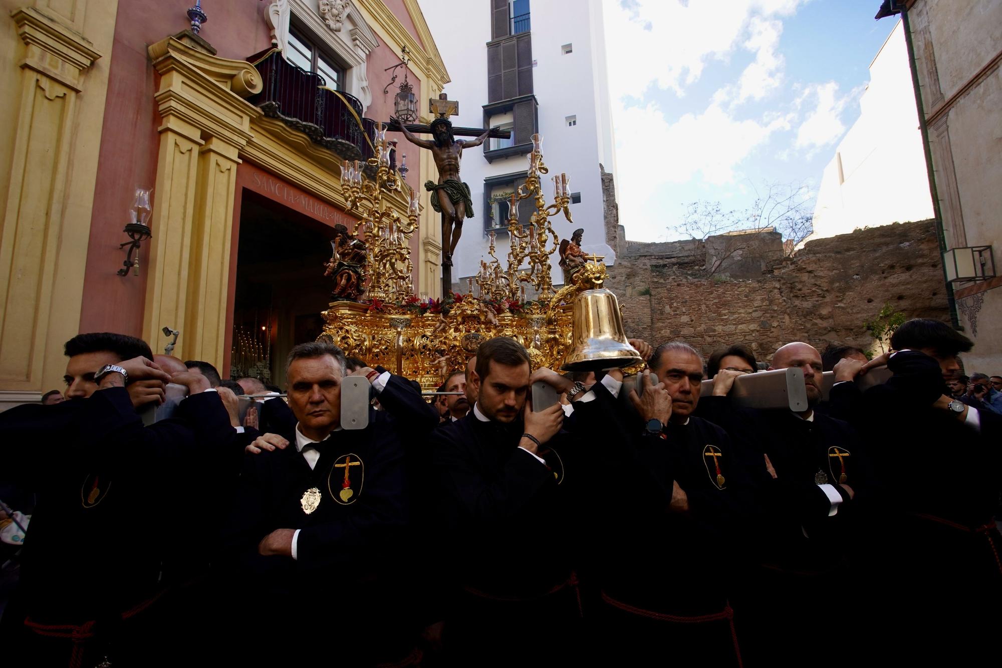 Salida procesional de la Cofradía de Las Penas, el Martes Santo de 2024.
