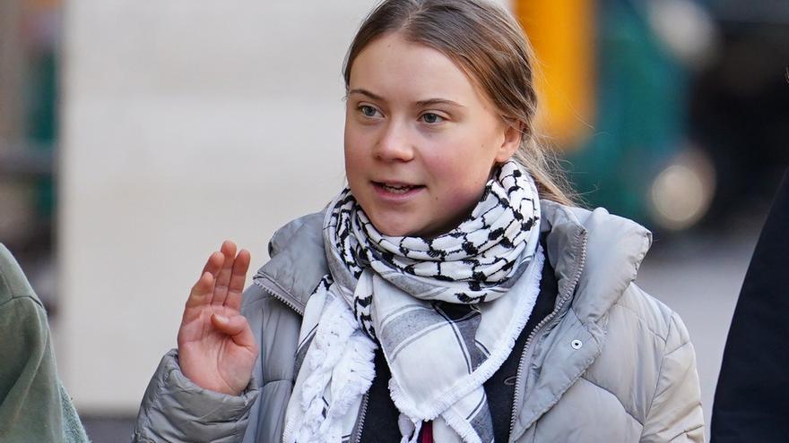 Greta Thunberg, detenida durante una protesta en Países Bajos