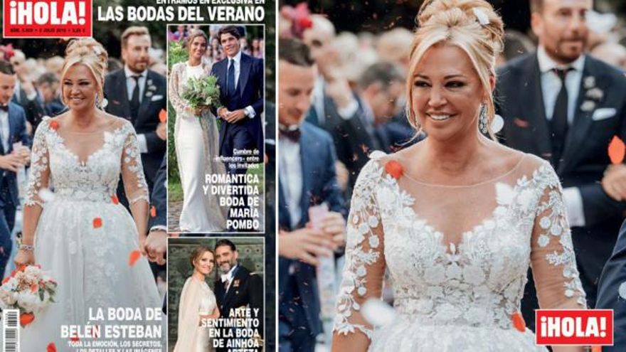 Boda Belén Esteban: Así fue el vestido de novia de "la princesa del pueblo"