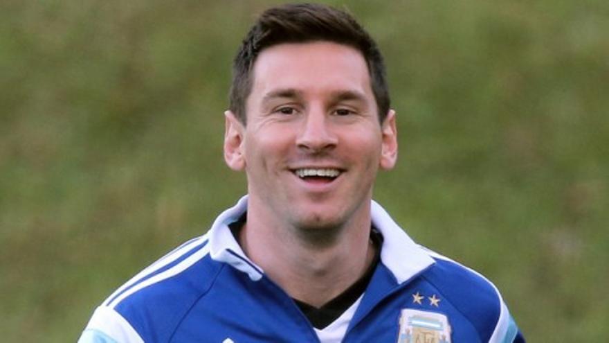 Messi, feliz con Argentina