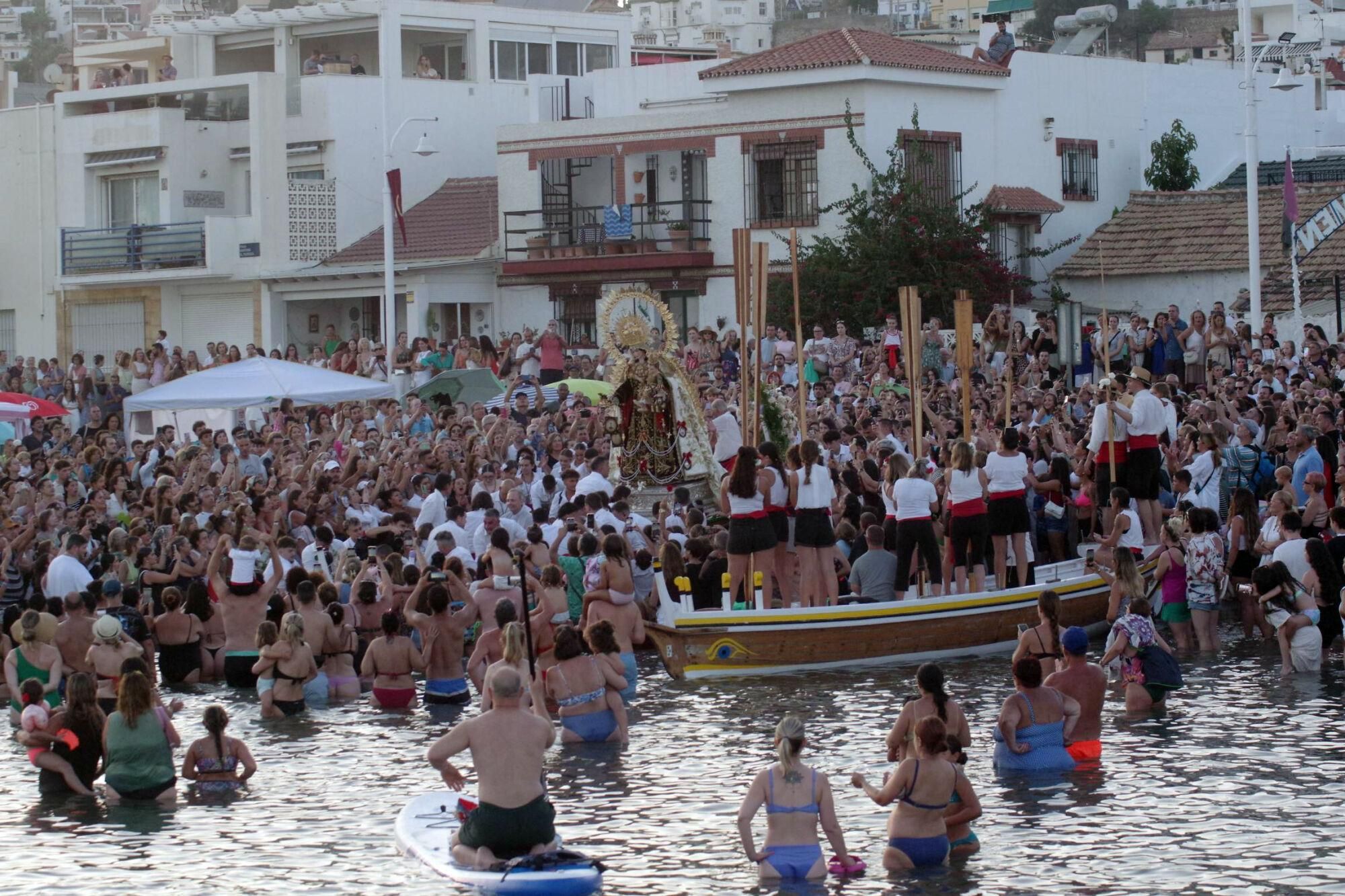 Procesión de la Virgen del Carmen de la barriada de Pedregalejo