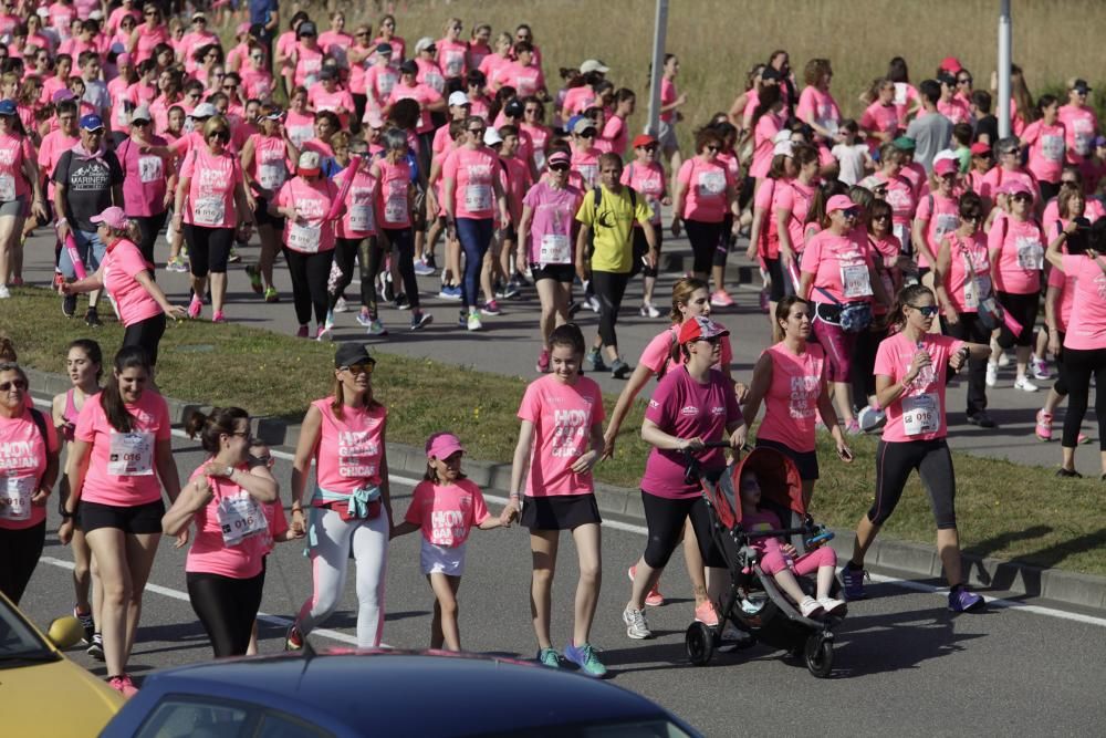 Carrera de la mujer en la zona este de Gijón.