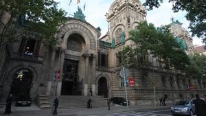 Fachada de la Audiencia de Barcelona.