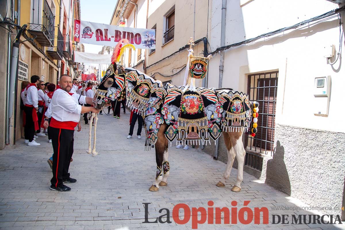 Recorrido Caballos del Vino día dos de mayo en Caravaca