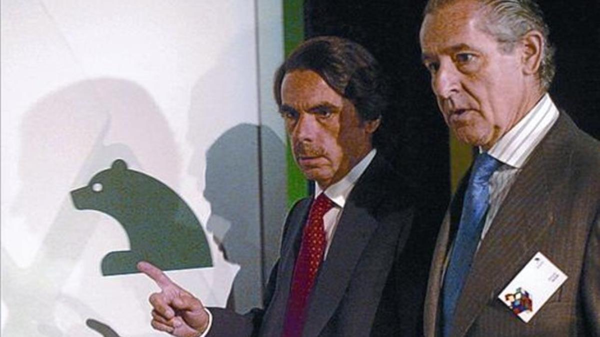 José María Aznar y Miguel Blesa en el 2006.