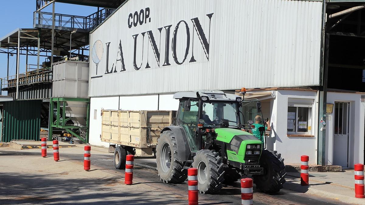 Instalaciones de la cooperativa La Unión en la calle Río de la Hoz de Montilla.