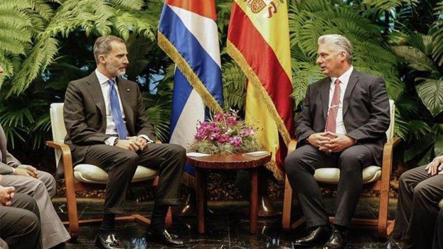 El Rey de España defiende en Cuba los derechos humanos y la democracia