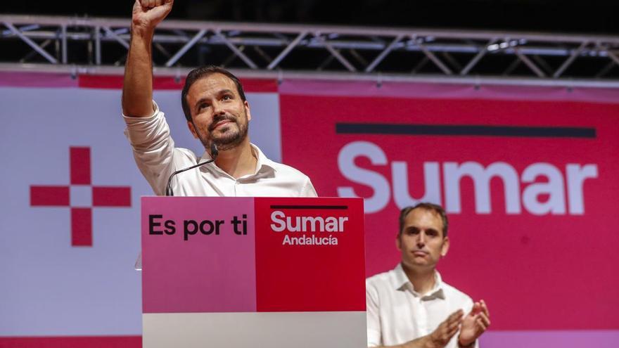 Alberto Garzón asegura que &quot;el PSOE se está arrepintiendo, en plena campaña&quot; de no usar las políticas de vivienda de la izquierda