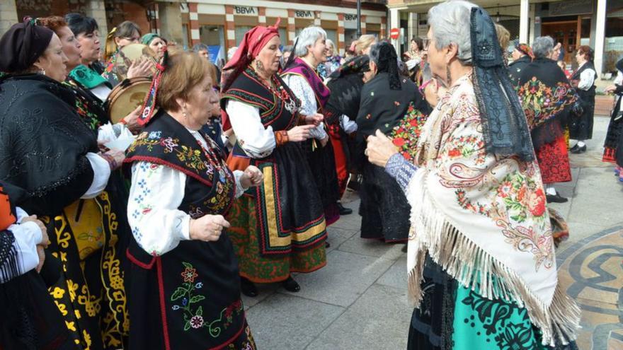 Festividad de las Candelas en Benavente, en una edición pasada. | E. P.