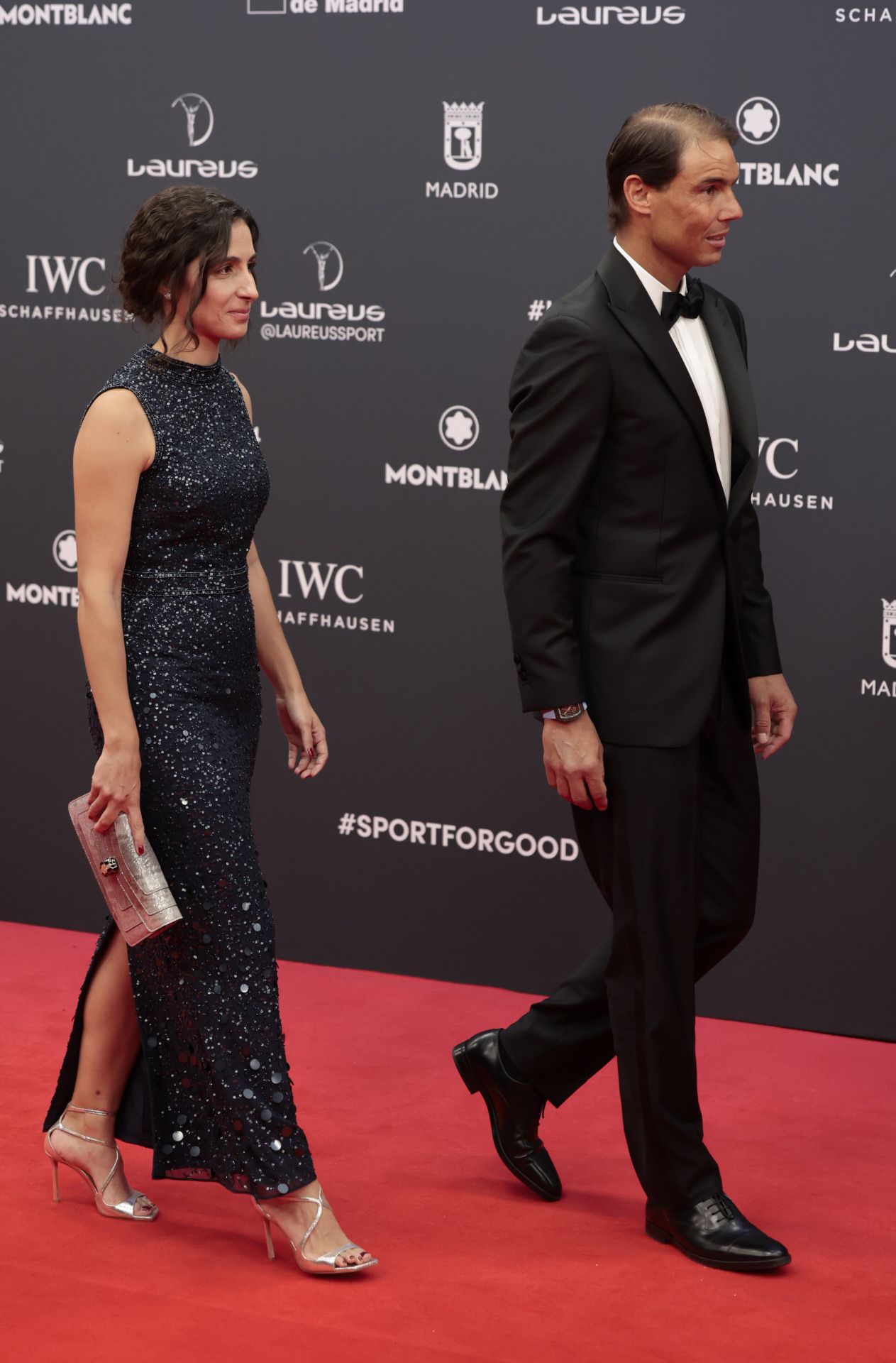 Rafa Nadal y Xisca Perelló en los Premios Laureus 2024.