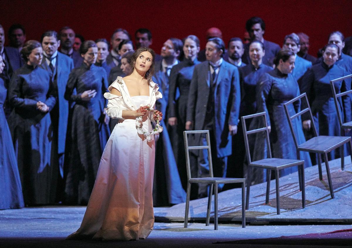 Lucia Di Lammermoor representada en la Ópera de Viena