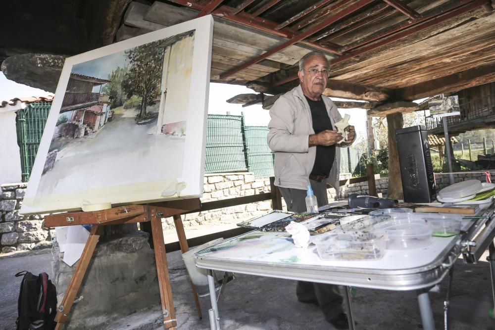 Concurso de pintura rápida en Bueño