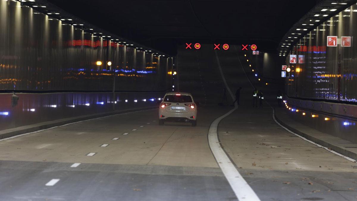 Así es el nuevo túnel de Glòries.