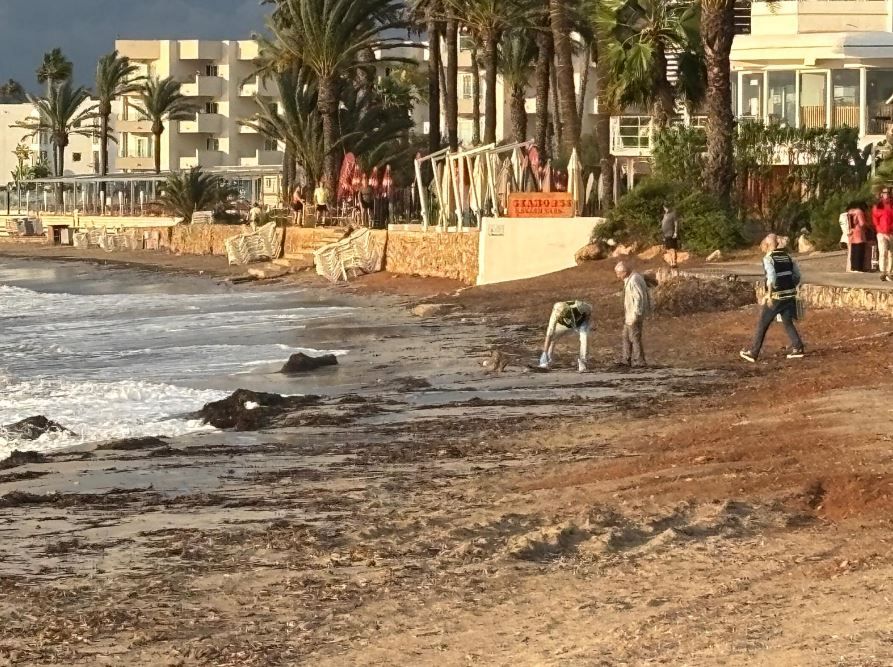 Encuentran el pie de una persona en Platja d'en Bossa