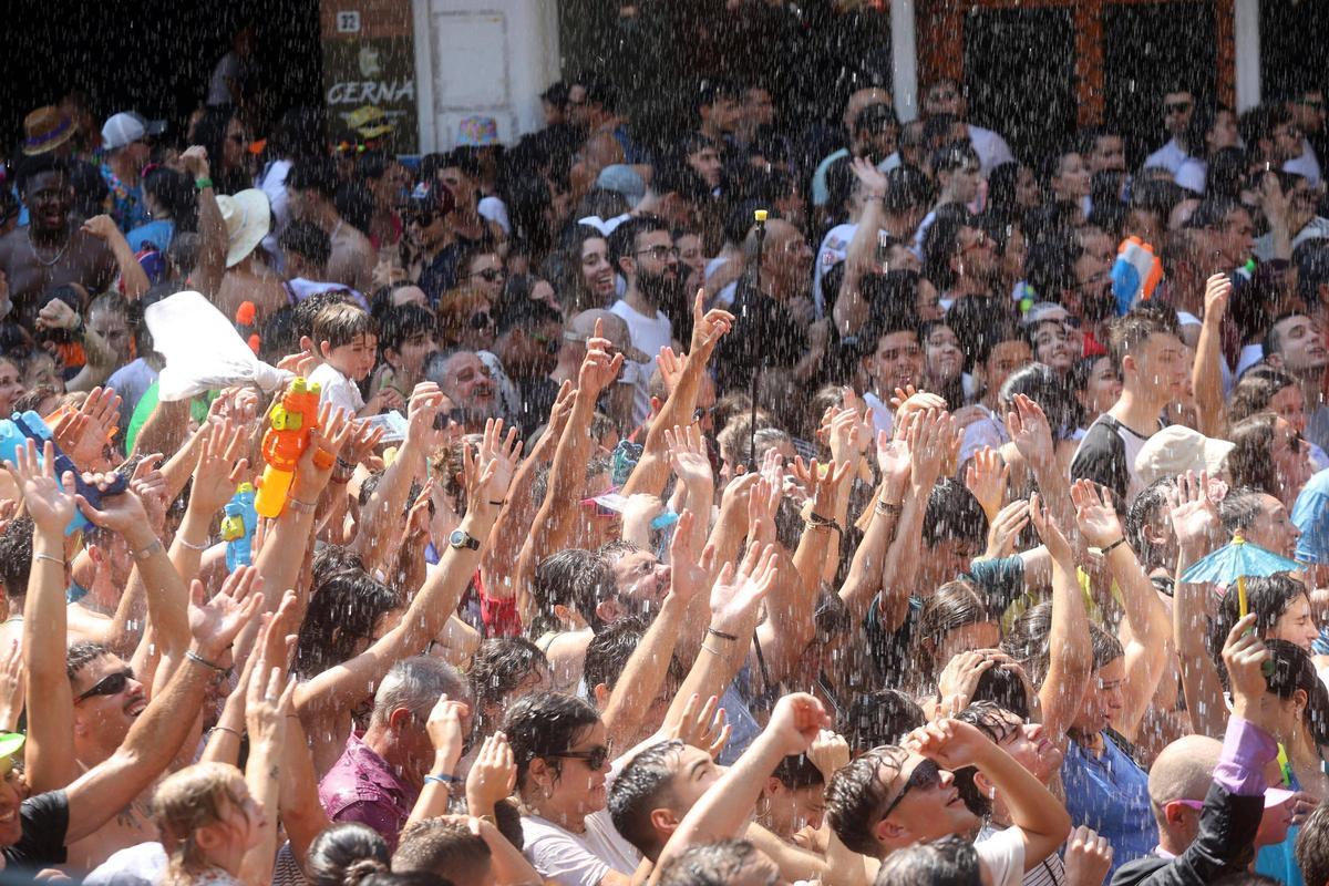 La Festa da Auga más multitudinaria que se recuerda