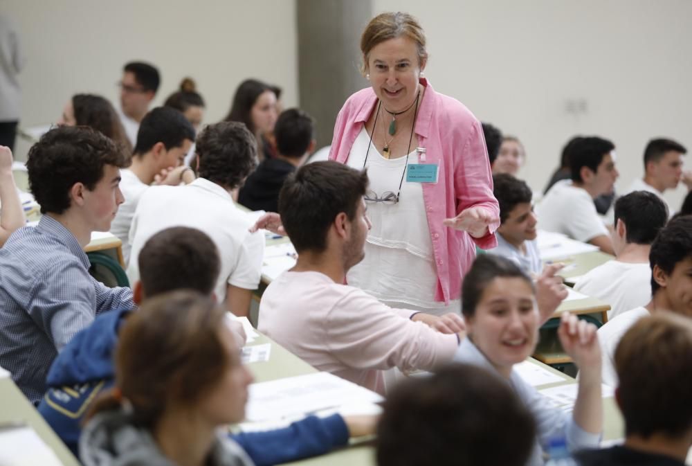 Ebau 2019 en Asturias: primer día de exámenes de selectividad en Oviedo