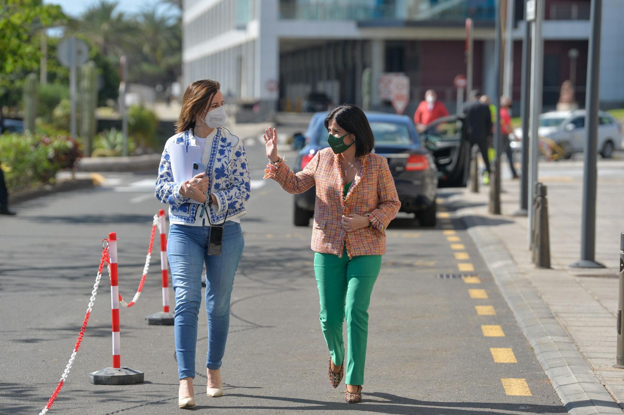 La ministra de Sanidad Carolina Darias visita el Hospital Universitario Insular de Gran Canaria