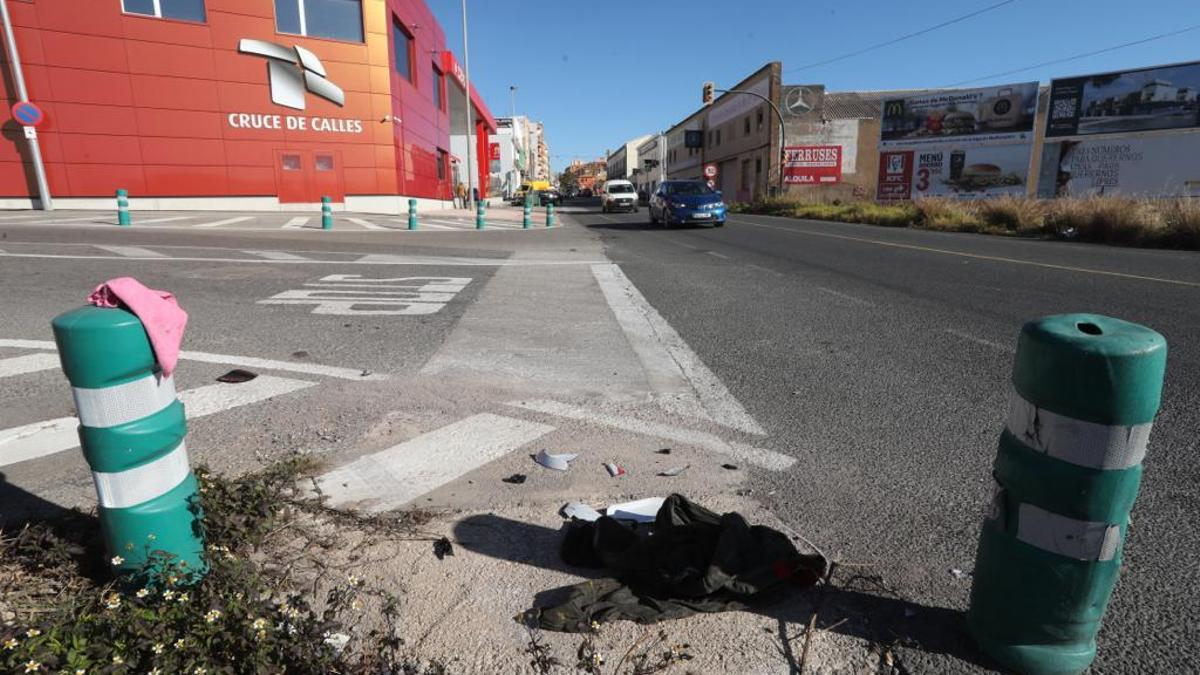 Lugar donde se ha producido el accidente.